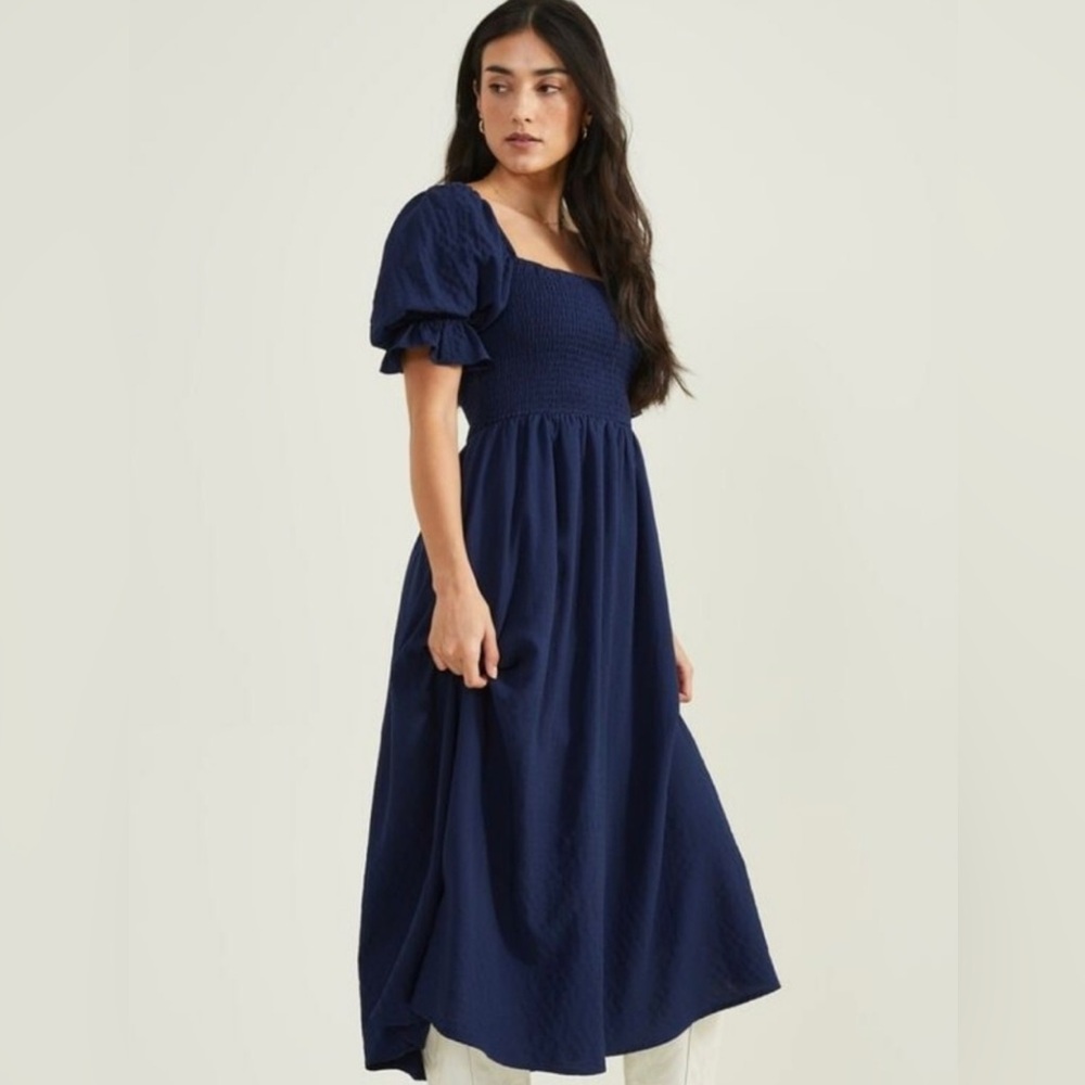 Blakesley Puff Sleeve Midi Dress